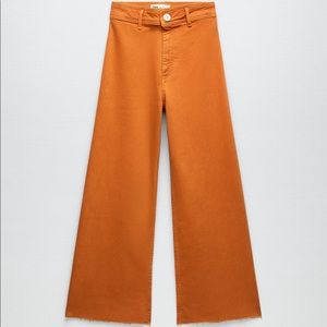 ZARA The Marine straight jeans - Orange - size 2